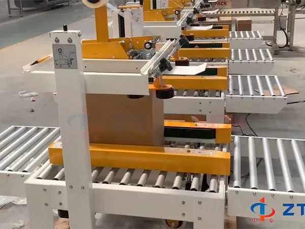 Оборудование для запечатывания картонной коробки